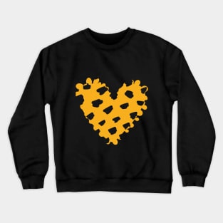 heart doodle Crewneck Sweatshirt